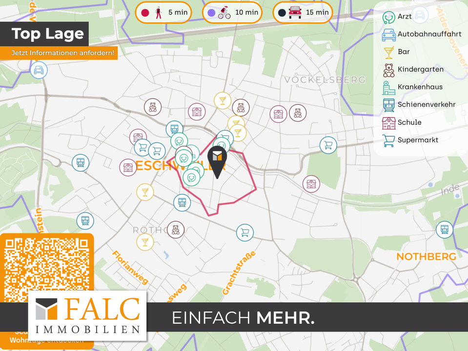 Lageplan Eschweiler Zentrum