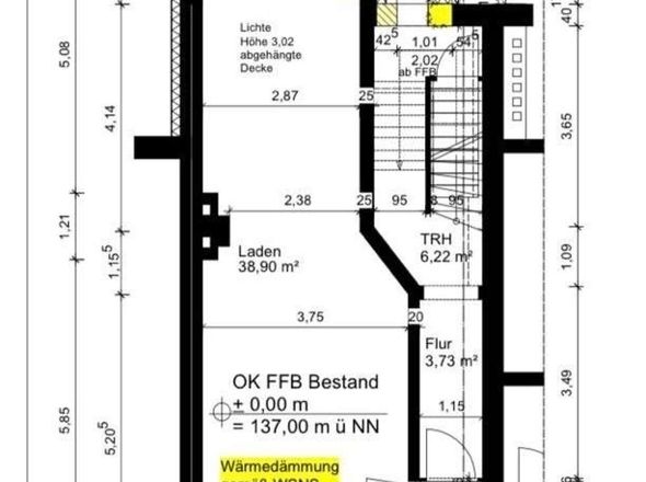 Fläche vorderer Bereich
