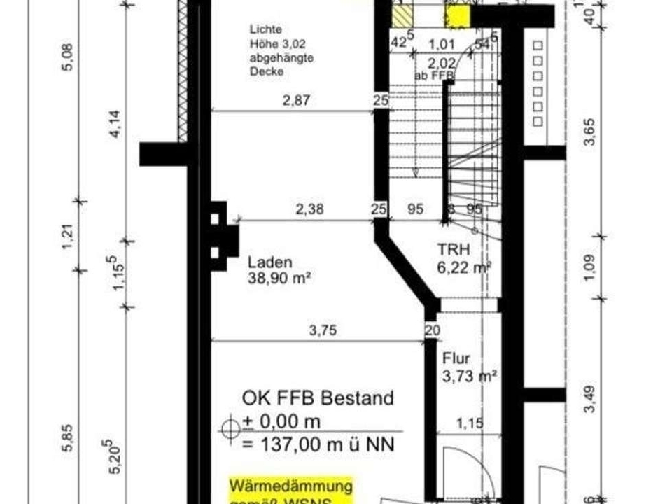 Fläche vorderer Bereich