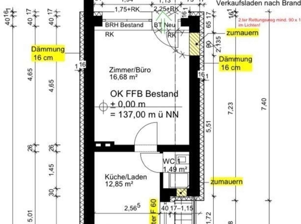 Fläche rückwärtiger Bereich