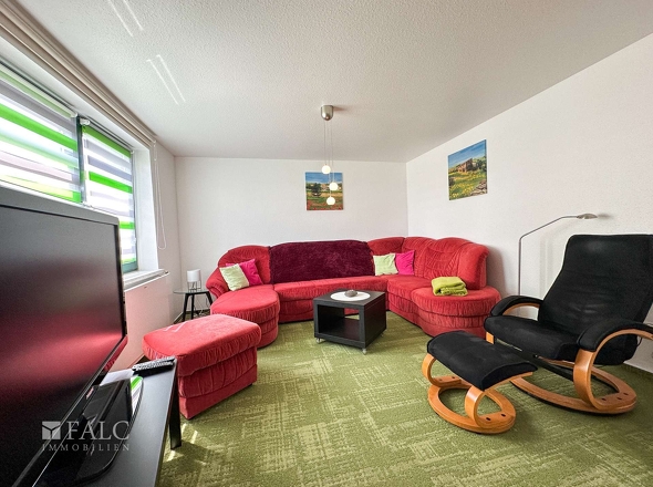 *FeWo Wohn-Esszimmer Ferienwohnung EG