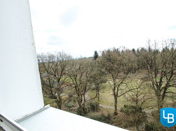 Blick aus dem Wohnzimmer