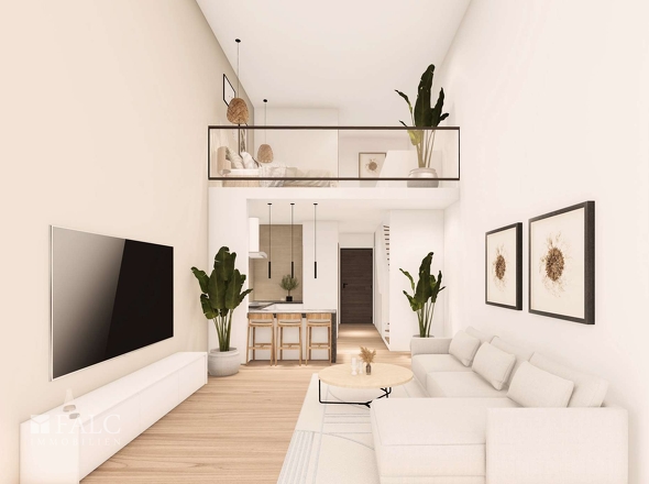 Wohn/Küchen/Essbereich