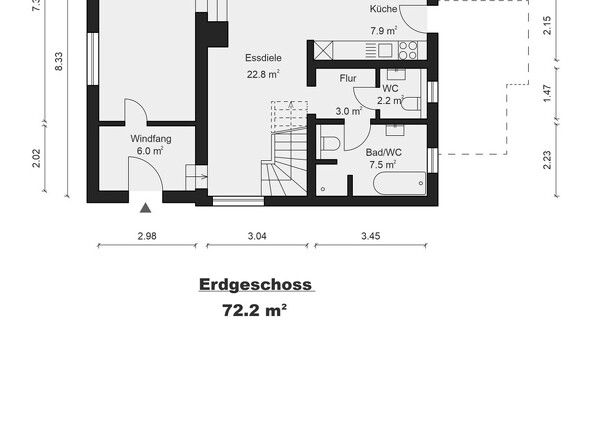 Wohnhaus Erdgeschoss
