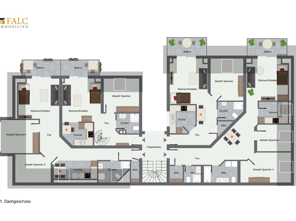 Grundriss Wohnhaus Dachgeschoss
