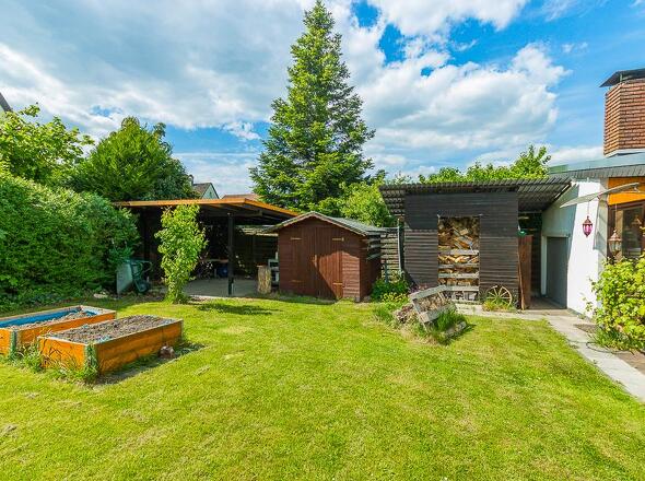 Abstellr. Gartengeräte, Holzlager, kl. Gartenhaus