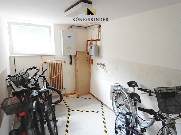 Praktischer Fahrradraum