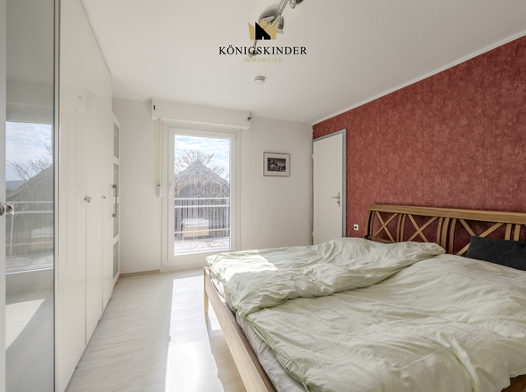 Morgensonne im Schlafzimmer