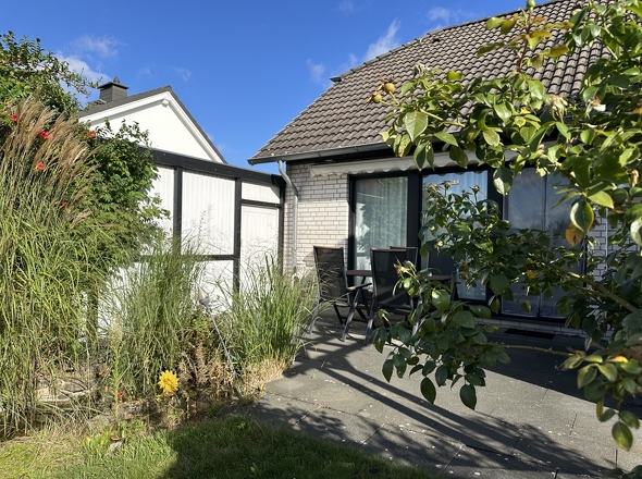 Geschützter Terrassenbereich