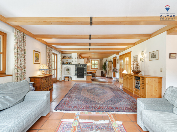 Wohnbereich mit Blick zum Essbereich