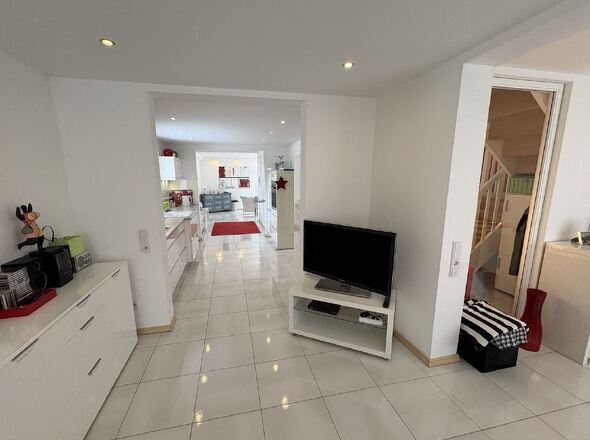 Ansicht vom Wohnzimmer