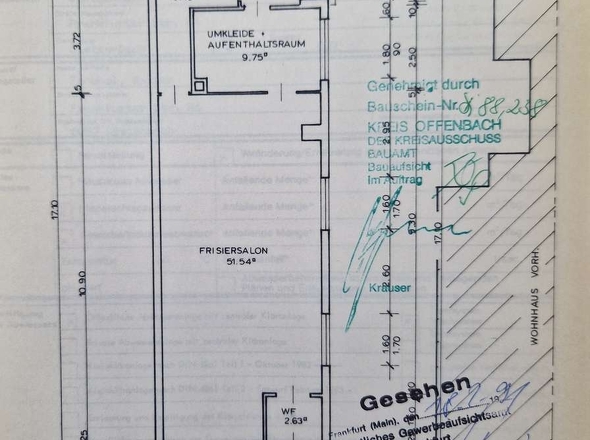 Grundriss-Gewerbeeinheit