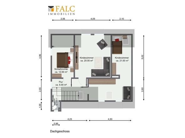 Grundriss Dachgeschoss