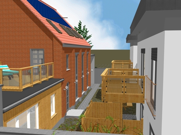 Gemeinschaftshaus mit Pool