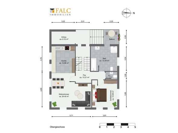 Grundriss Obergeschoss