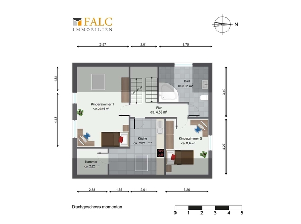 Grundriss Dachgeschoss
