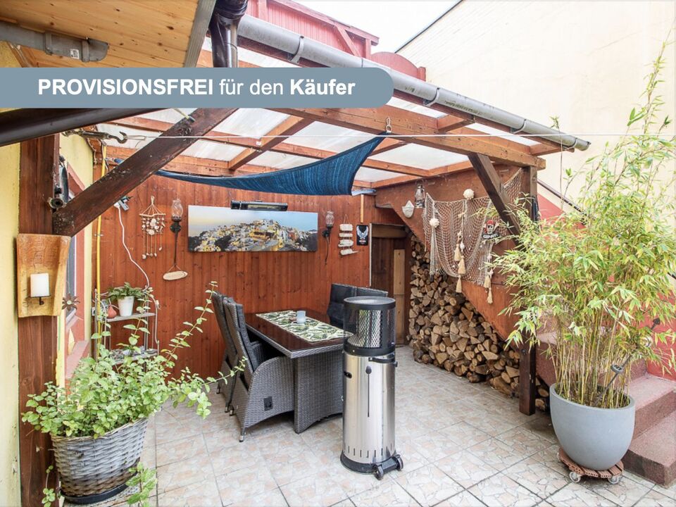 überdachte Terrasse