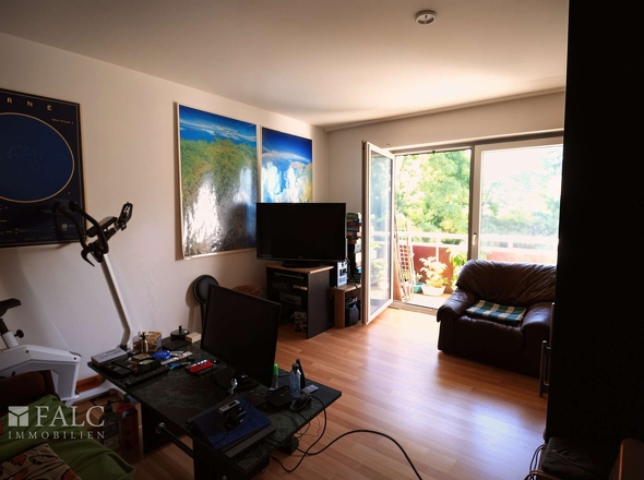 Wohn- und Schlafzimmer