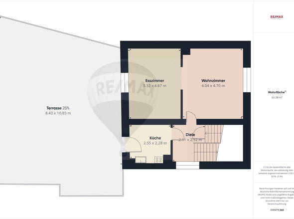 Vorderes Haus mit Terrasse 