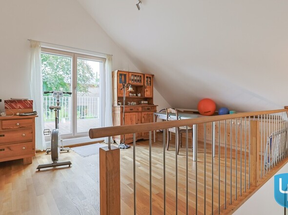 Galerie mit Zugang zur Dachterrasse 