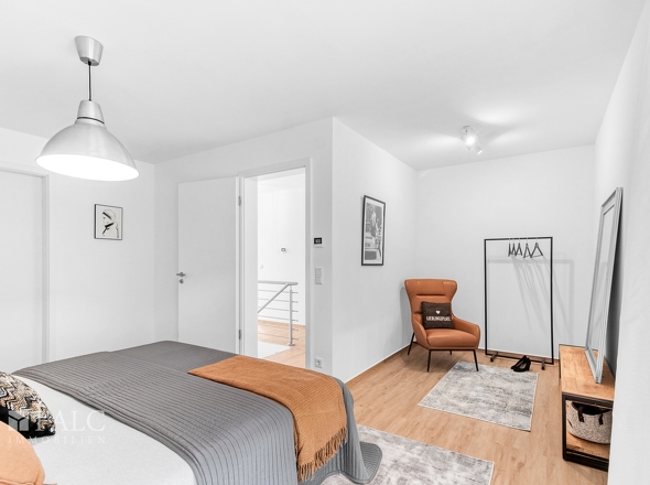 Schlafzimmer mit Bad en Suite