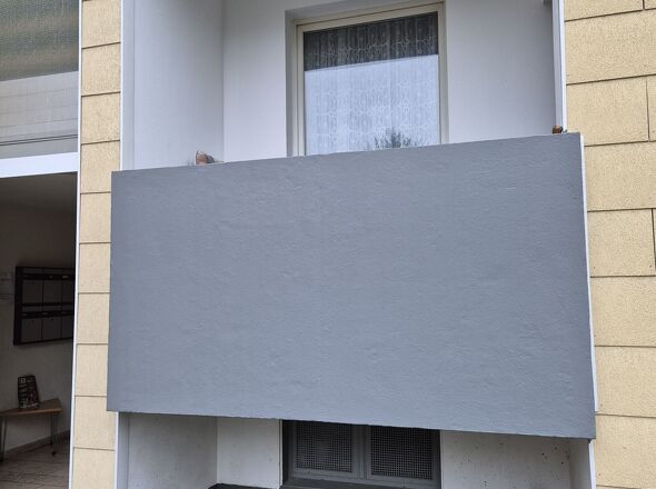 Ansicht Balkon nach  Versiegelung