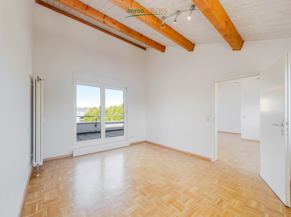 Schlafzimmer mit Zugang zur Terrasse (Beispielbild)