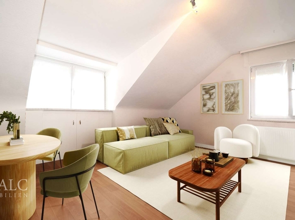 Heller Wohn- und Essbe. (Vis.)