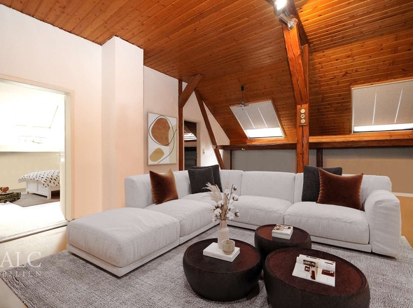 Kuschelig im Dachgeschoss