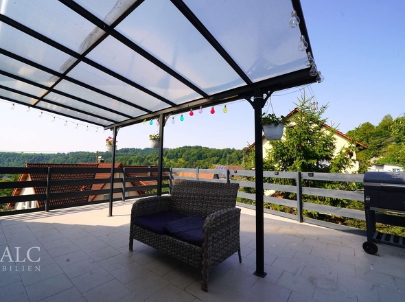 Terrasse mit Urlaubsflair 