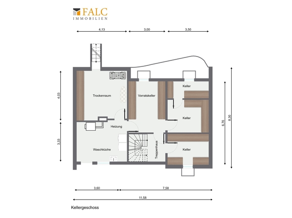 Grundriss Keller