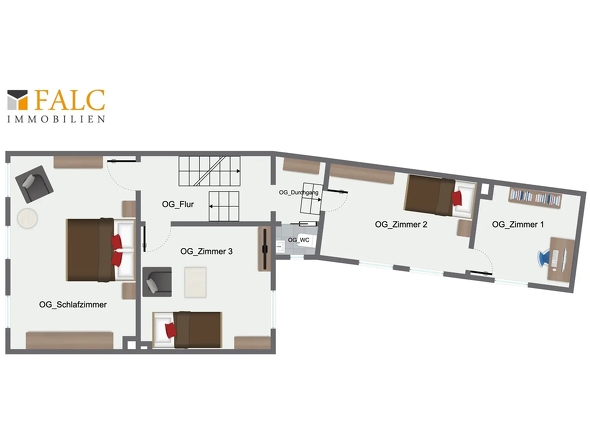 Obergeschoss Grundriss