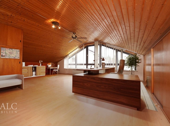 Dachboden als Homeoffice