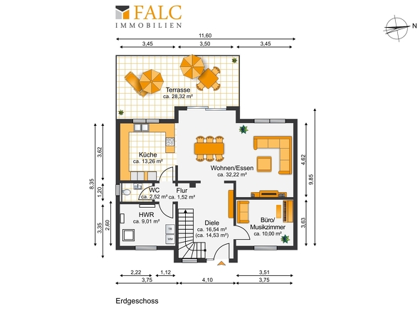 Grundriss Erdgeschoss
