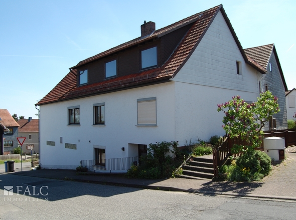 Großes Haus von oben