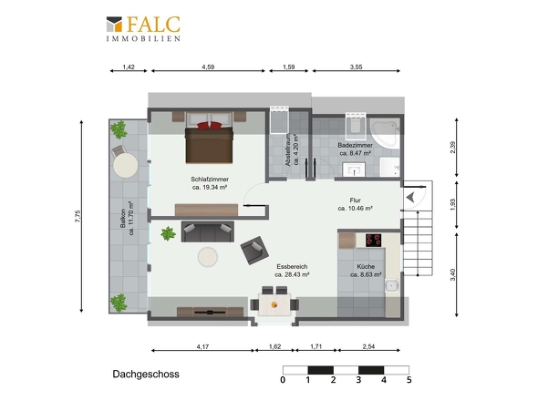 Grundriss Dachgeschoss