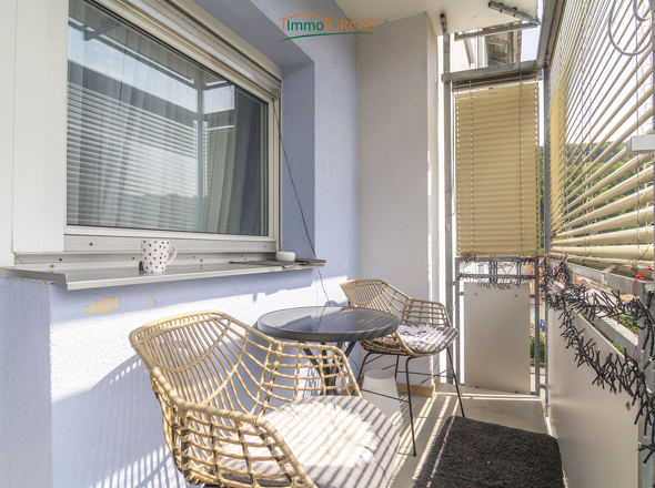 Balkon mit Wohlfühlatmosphäre