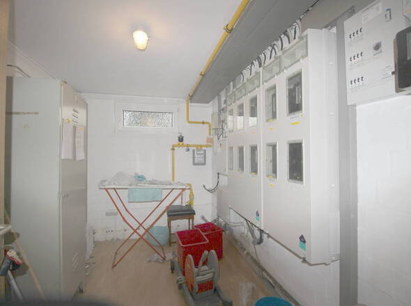 Gaszählerraum im Keller