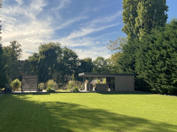 Gartengrundstück mit Werre-Blick zum "Bootshaus"