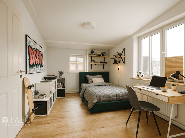 Einrichtungsbeispiel Jugendzimmer 