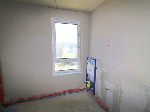 Bad mit Dusche ud Eckbadewanne