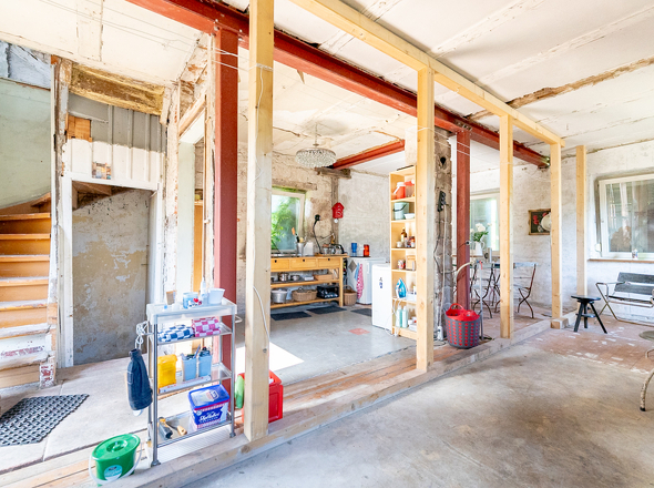 Offener Wohnbereich...