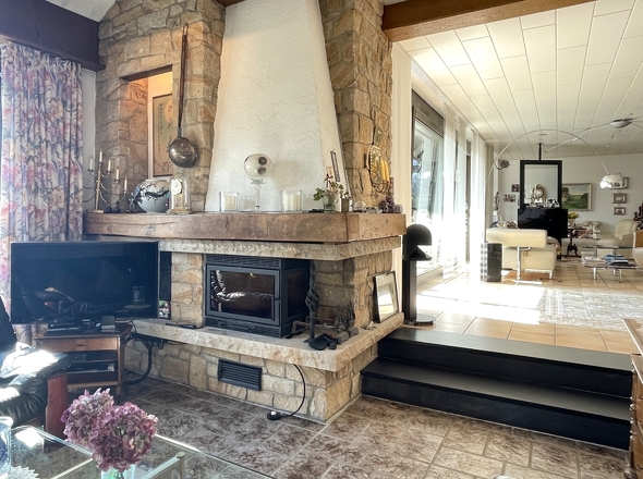 Gemütliche Kaminecke/Kaminmulde