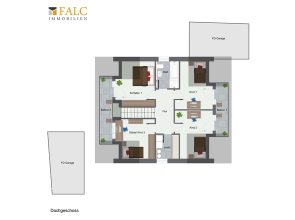 Grundriss Dachgeschoss