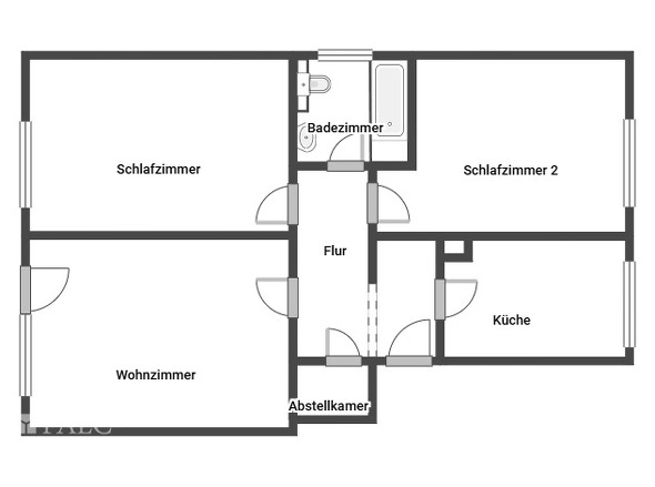 Grundriss Obergeschoss