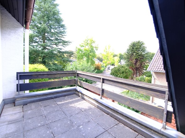 Balkon mit Blick ins Grüne