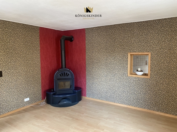 Wohnzimmer 1. OG mit Kaminofen