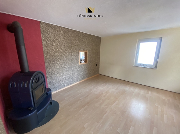 Wohnzimmer 1. OG mit Kaminofen