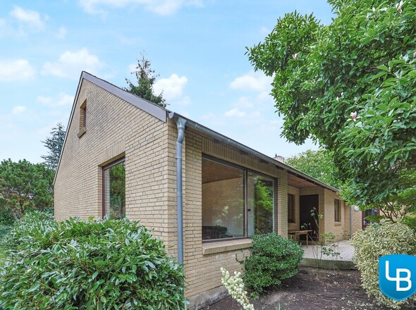 Giebelansicht mit Terrasse 