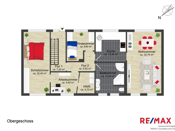 Grundriss Obergeschoss